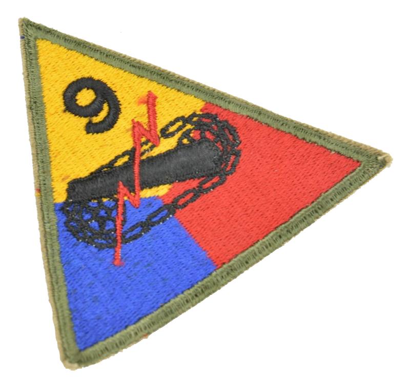 US WW2 9th Armored Division Patch