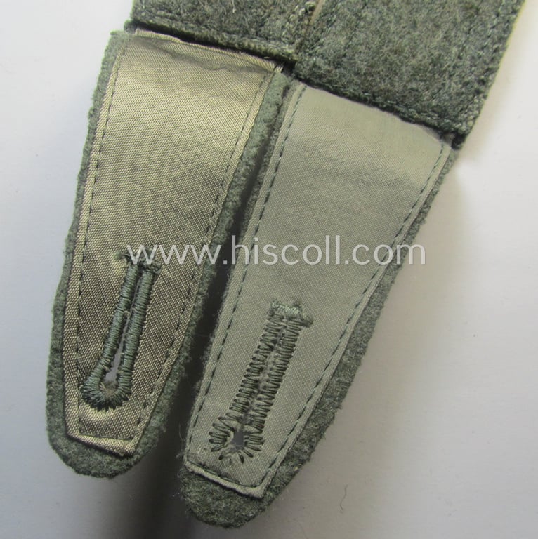Pair of WH (Heeres) NCO-type (ie. 'M41- o. M43'-pattern) shoulderstraps: 'Uffz. eines Infanterie-Rgts.'