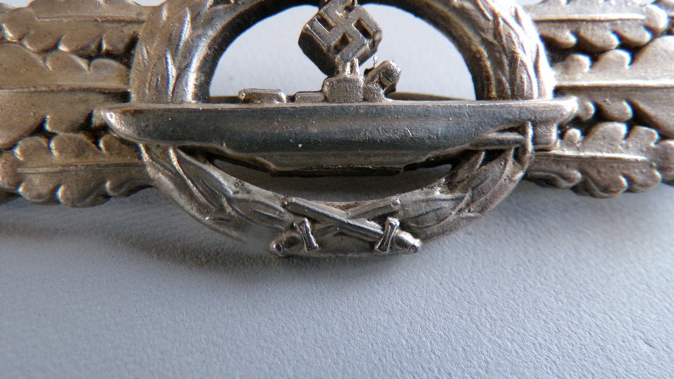 U-Boat Front Clasp in Silver Schwerin Berlin