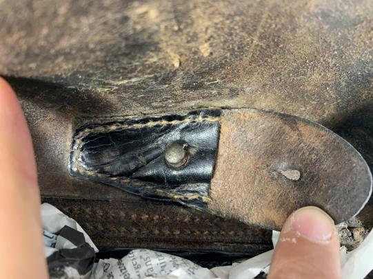 WH (Heer)/Waffen-SS Leather P08 Holster -1942-