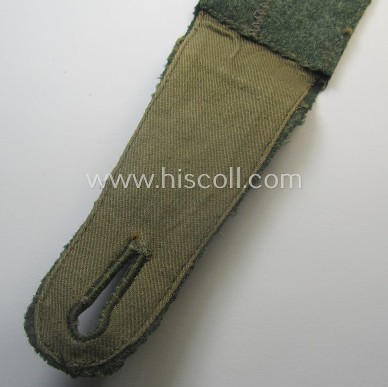 Single - and actually not that often seen! - early-period, WH (Heeres) EM-type (ie. 'M36'-pattern- and 'pointed styled') 'cyphered' shoulderstrap as was intended for usage by a: 'Soldat des Pionier-Rgts. 19'