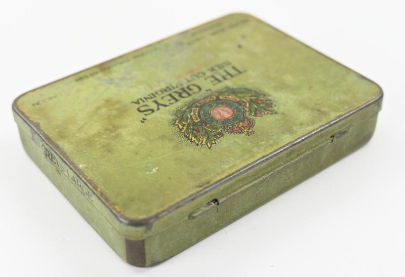 British WW2 Period 'The Greys' Virginia Cigarettes Tin box