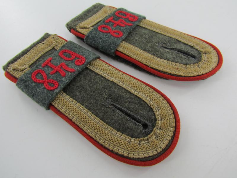 Wehrmacht Heer Artillery Shoulder Boards Regiment 648