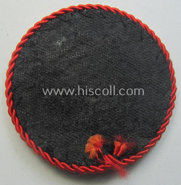 Marine-HJ (ie. 'Marine-Hitlerjugend') arm-badge aka: 'Ärmelabzeichen Reichsseefunkprüfung B' (or naval-HJ, radio-proficiency badge of the 'B'-grade)