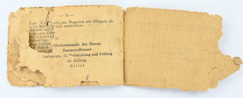 German WH MP44 Instruction Manual