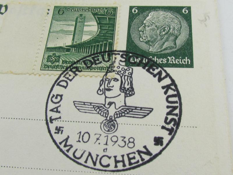 Postcard : 'Tag der Deutschen Kunst 1938'