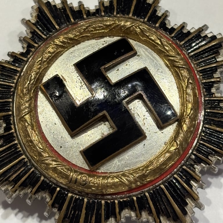 WH German Cross in Gold "Steinhauer & Luck" Early Post-War Variant
