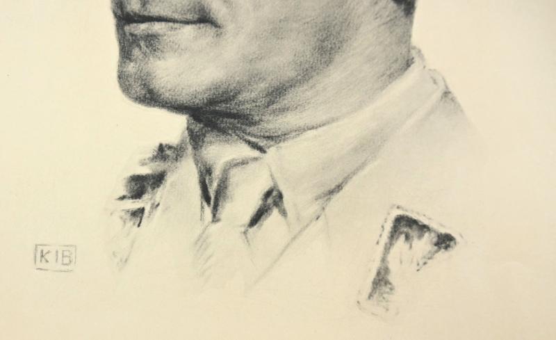 German Third Reich 'Hans von Tschammer Osten' Lithograph by K.J. Böhringer