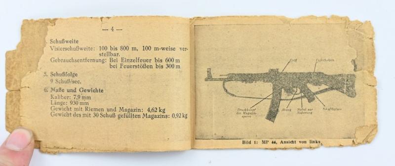 German WH MP44 Instruction Manual