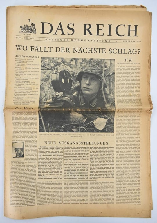 German Newspaper “Das Reich” May 1941