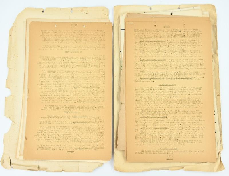 US WW2 82nd Airborne Division Battle of the Bulge Document Set