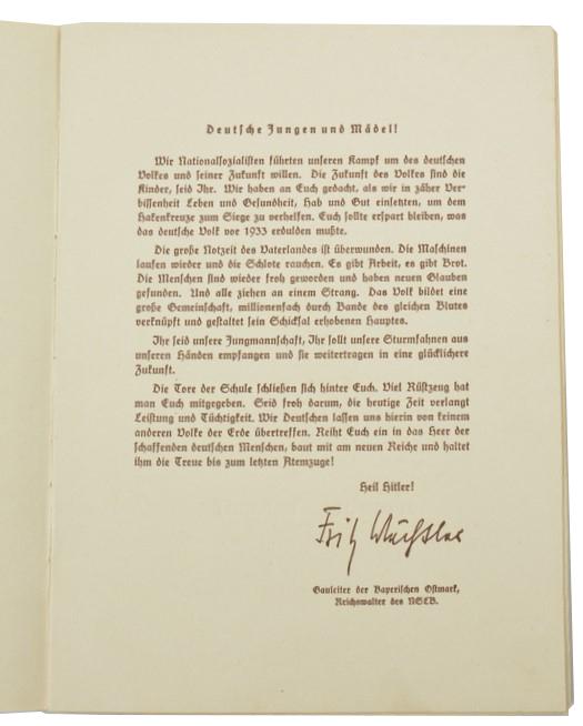 German NSLB Book 'Du Und Dein Volk'
