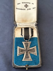 ORIGINAL GERMAN WWI CASED IRON CROSS 2ND CLASS,...