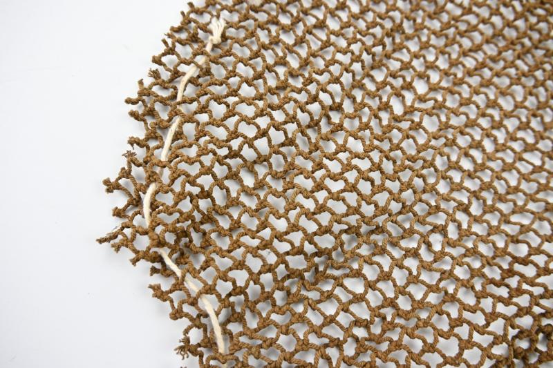 US WW2 British Made Brown M1 Helmet Net
