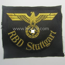 RB- ('Reichsbahn'-) related arm-eagle as executed in 'BeVo'-weave...