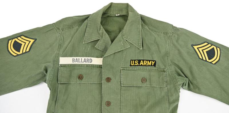 US Army Vietnam War HBT Utility Shirt