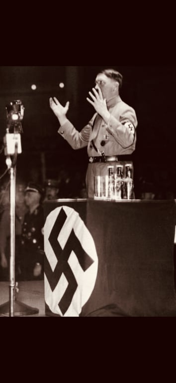 WWII GERMAN POLITICAL NSDAP THIRD REICH PODIUM FLAG DRAP WITH ORIGINAL RINGS AND TASSLES ADDITIONAL