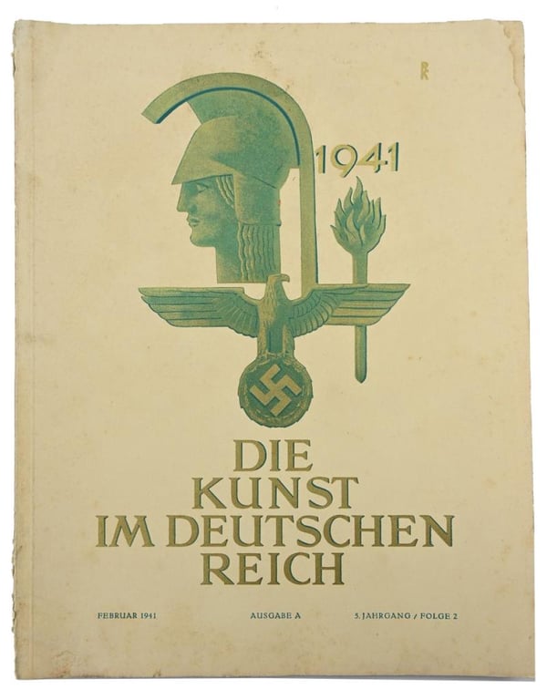 German Third Reich Magazine 'die Kunst im Dritten Reich' 1941