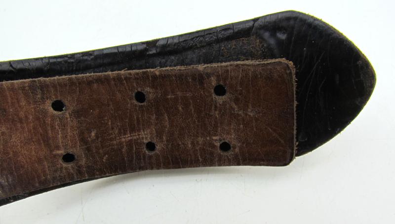 German Leather equipment belt ( 97 cm )