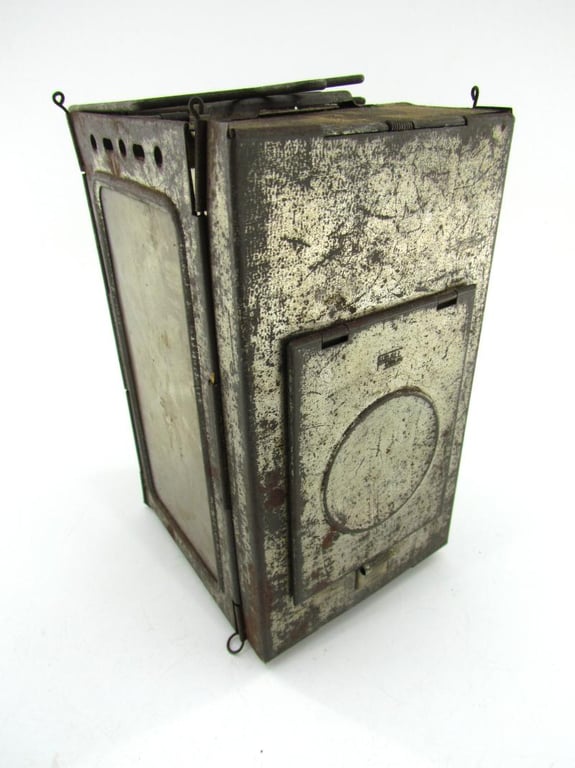 German WWI Folding Lantern in Pouch