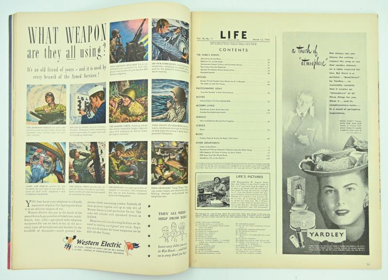 US WW2 Life Magazine March 1945