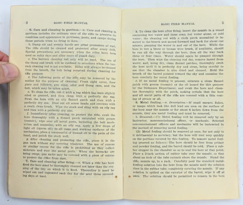 US WW2 Basic Field Manual Part 3; Basic Weapons