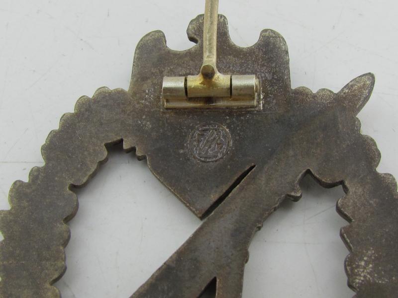 Infantry Assault Badge ( Sturmabzeichen ) in Silver –Fritz Zimmermann Stuttgart