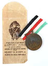 German WH Italian Campaign medal with Pouch