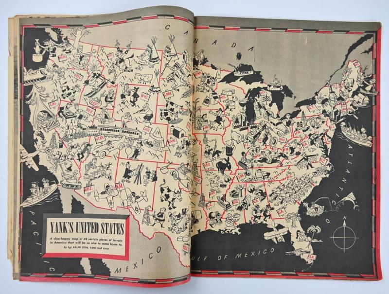US WW2 Yank Magazine August 18th, 1944