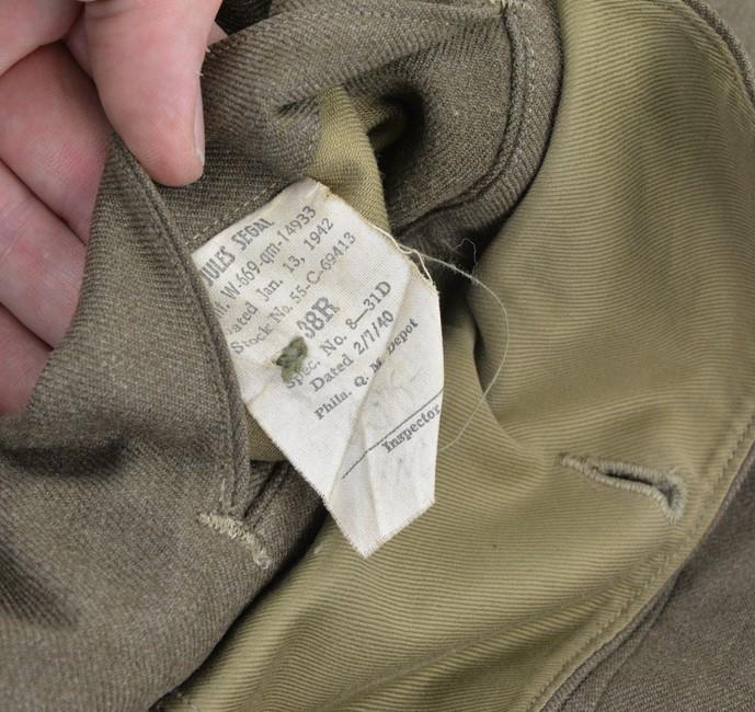 USAAF WW2 2nd Air Force Servicedress & Overseas Cap