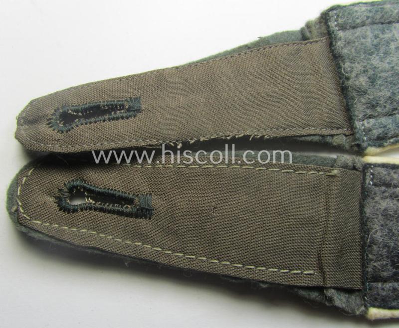 Pair of WH (Heeres), typically 'privately-purchased' and early- (ie. mid-) war-period- (ie. 'M40- o. M43'-) pattern NCO-type shoulderstraps as was intended for an: 'Uffz. eines Infanterie-Rgts.'