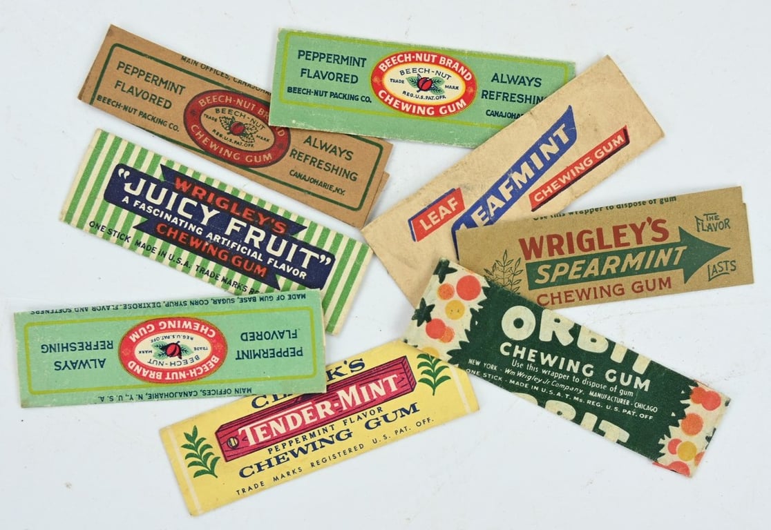 US WW2 Chewing Gum Papers