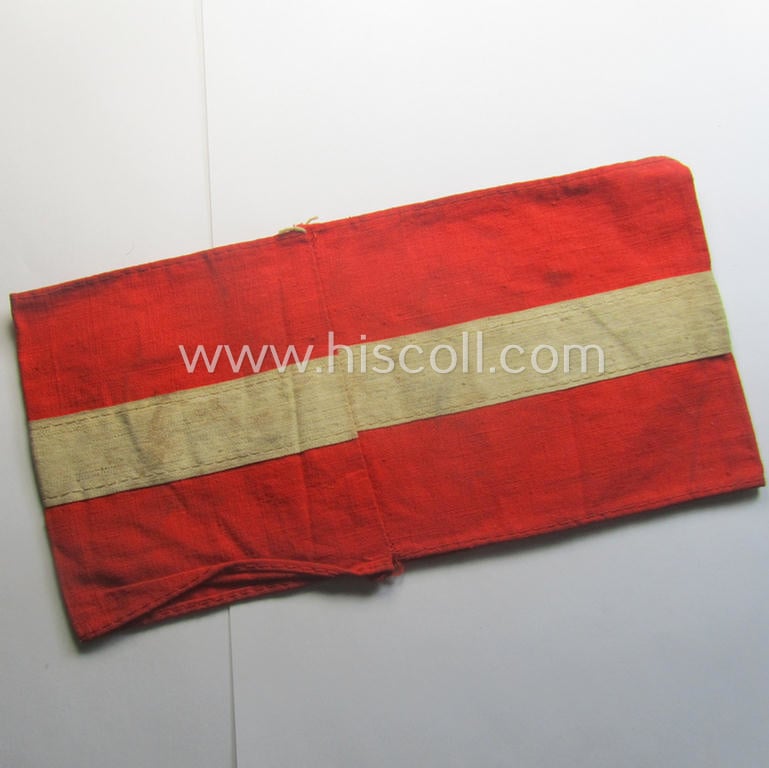 Moderately used- ie. worn, HJ- (ie. 'Hitlerjugend'-) related armband (ie. 'Armbinde')
