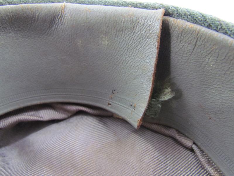 WH (Heer) Kavallerie Officers 'Crusher' Visor Cap Maker Marked