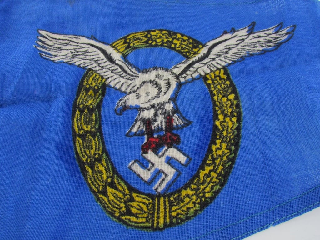 Extremely Rare German Luftwaffe Sailing Burgee – Seglerschaft der Luftwaffe im Marine-Regatta-Verein