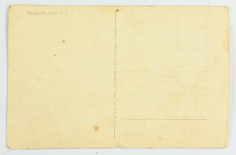 Dutch WW2 Postcard V-2 Rocket