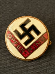 Rare WW2 German Third Reich NSDAP Opfer-ring Enamel...