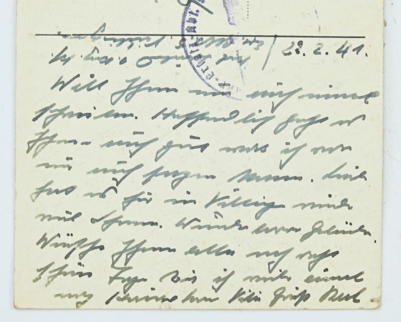 German WH Postcard