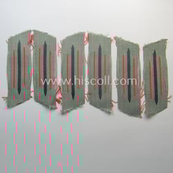 Pair of WH (Heeres) EM/NCO-type collar-tabs (or: 'Einheitskragenspiegel')...