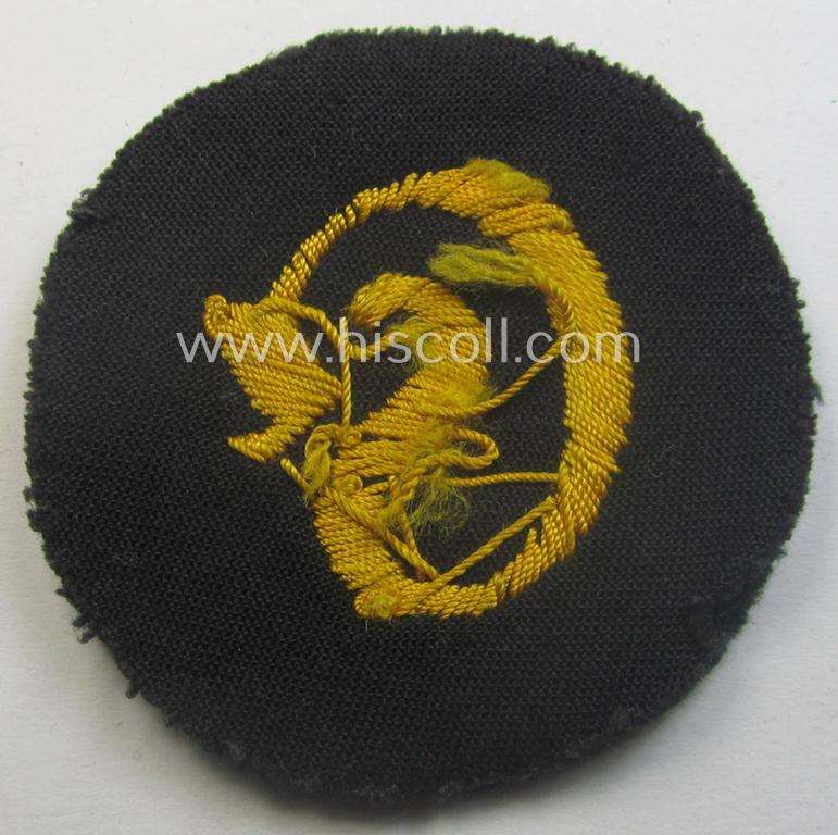 WH (Heeres) so-called: trade- and/or special-career arm-insignia (ie. 'Laufbahn- o. Tätigkeitsabzeichen') as intended for a: 'Schirrmeister'