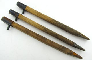 Pre war matching set of 3 wooden tent...