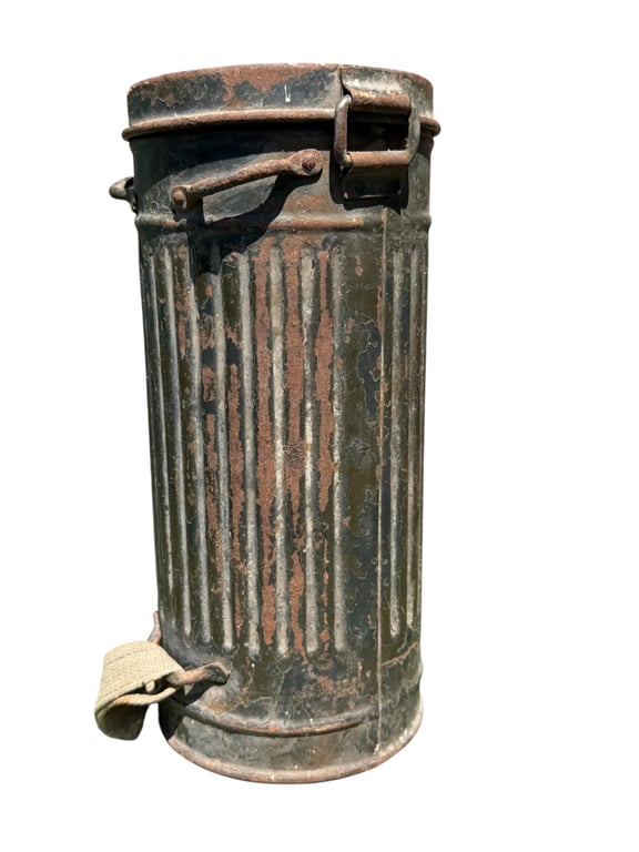 Camouflaged Gasmask Canister