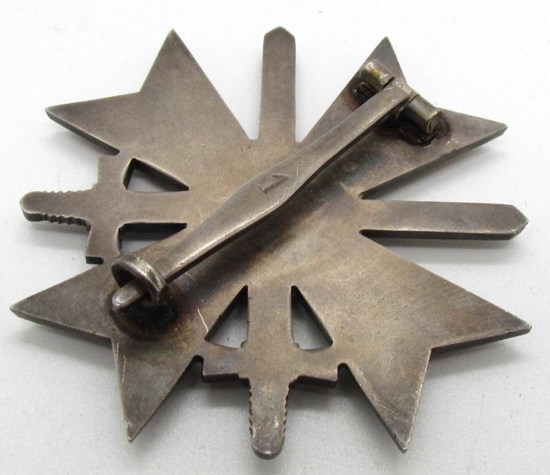 War Merit cross (KVK) first class “1” in Case