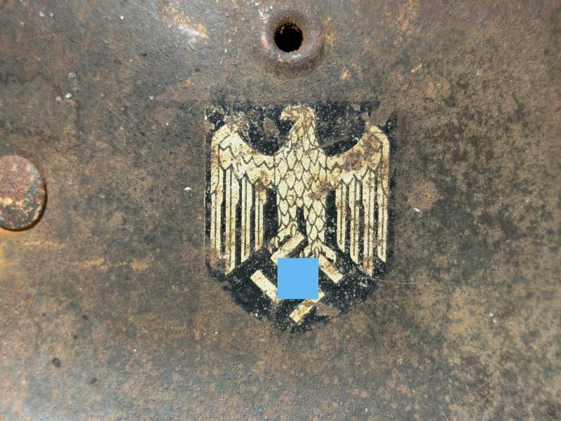 WH M42 Single Decal Helmet