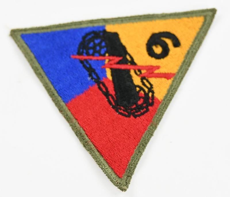 US WW2 6th Armored Division SSI