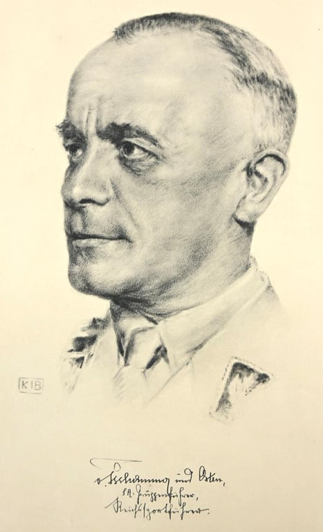 German Third Reich 'Hans von Tschammer Osten' Lithograph by K.J. Böhringer