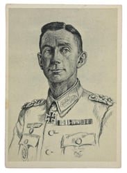 German "Willrich" Type postcard "General Der Gebirgstruppen Dietl''