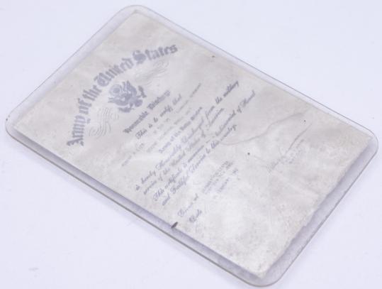 USAAF WW2 Honorable Discharge Pass of Actor Robert P.Lieb