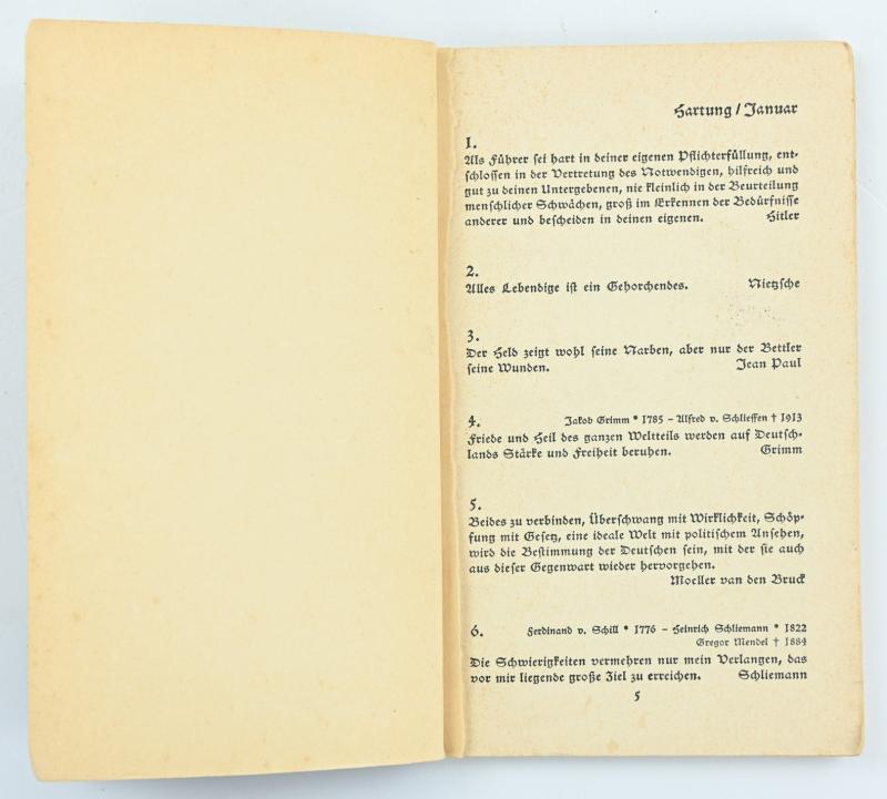 German Book 'Ich Dien, Des Jugen Deutsche Tagesbuch'