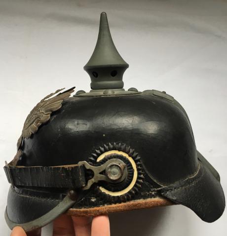 German Spiked Helmet M1915 'Pickelhaube'